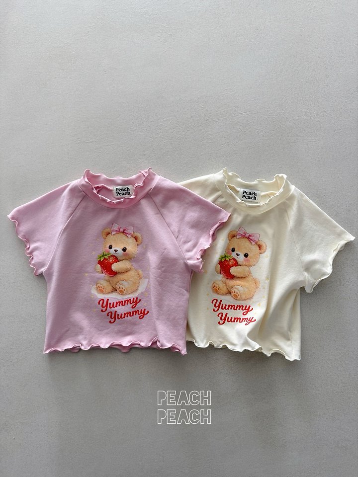 Peach Peach - Korean Children Fashion - #littlefashionista - Yummy Yummy Tee - 5