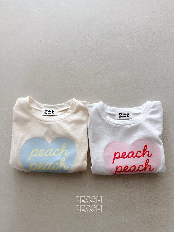 Peach Peach - Korean Children Fashion - #magicofchildhood - Peach Tee - 6