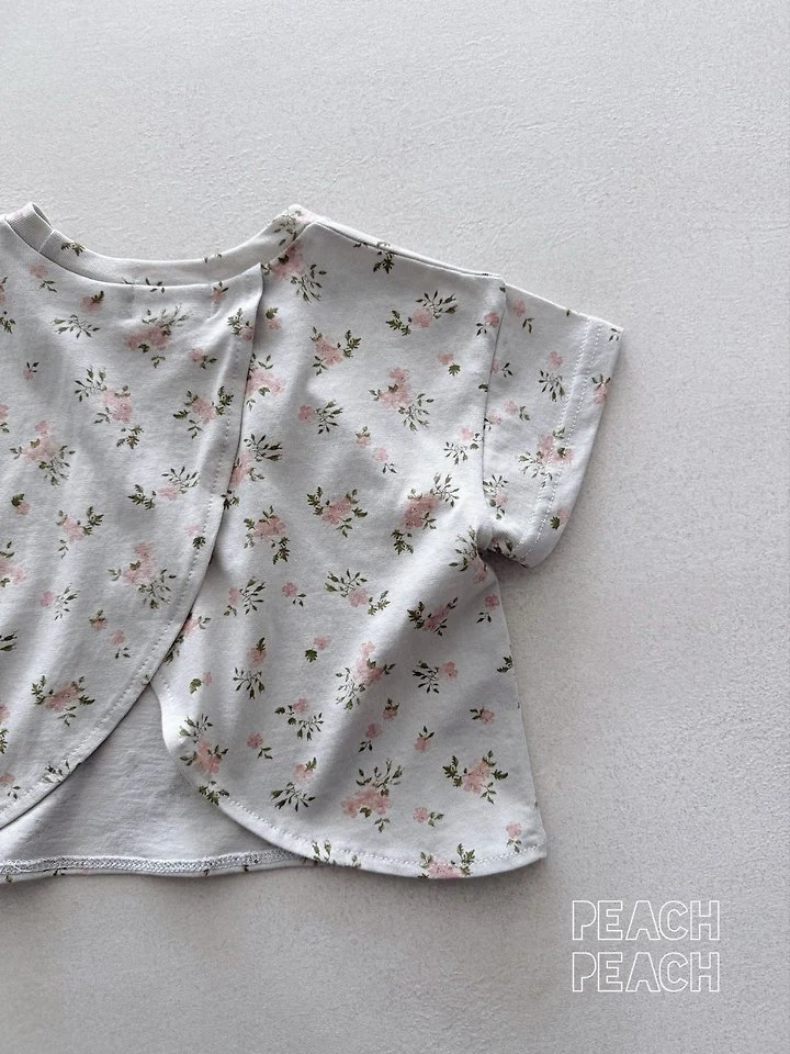 Peach Peach - Korean Children Fashion - #magicofchildhood - Jasmine Tee - 9