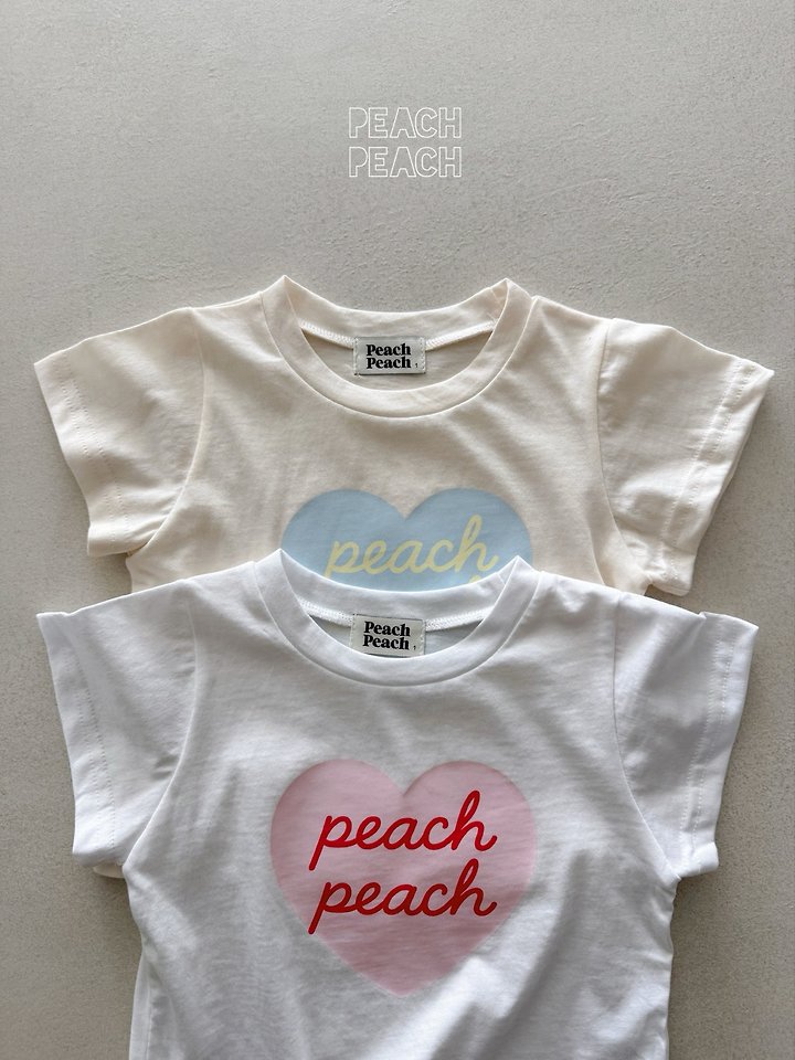 Peach Peach - Korean Children Fashion - #minifashionista - Peach Tee - 7