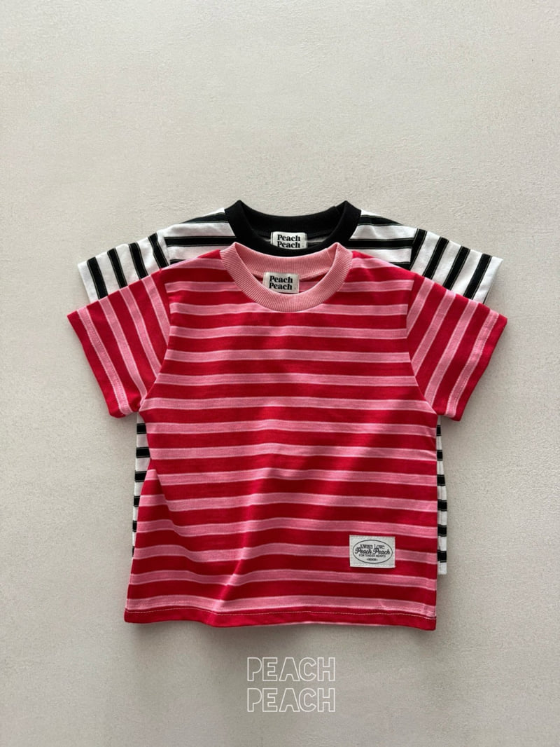 Peach Peach - Korean Children Fashion - #magicofchildhood - Blackberry Tee - 4