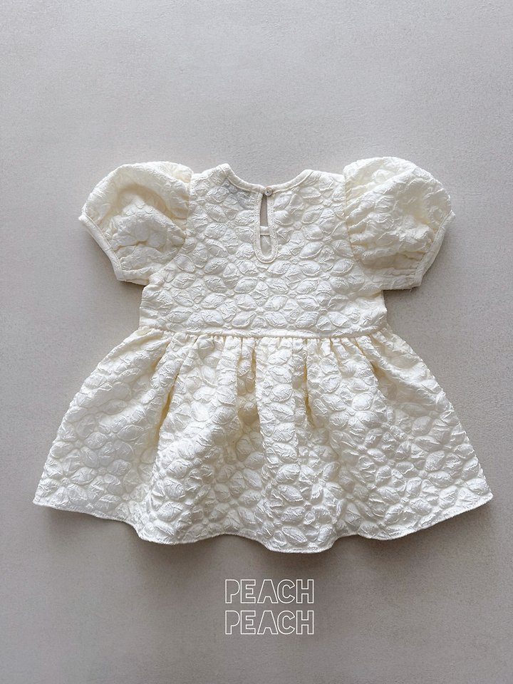 Peach Peach - Korean Children Fashion - #minifashionista - Amelie Blouse Mini One-piece - 9