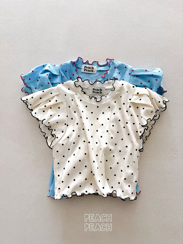 Peach Peach - Korean Children Fashion - #prettylittlegirls - Apple Tee
