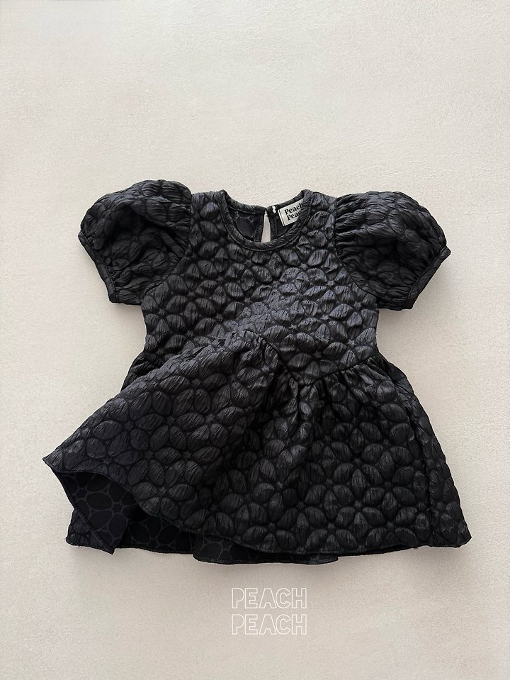 Peach Peach - Korean Children Fashion - #prettylittlegirls - Amelie Blouse Mini One-piece - 10