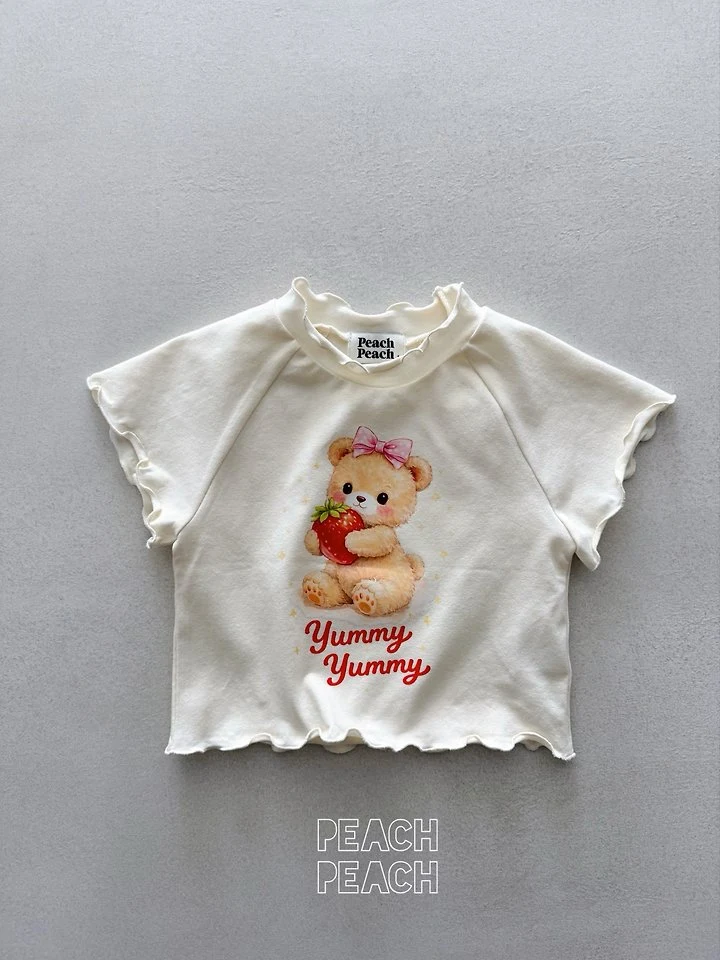 Peach Peach - Korean Children Fashion - #prettylittlegirls - Yummy Yummy Tee - 8