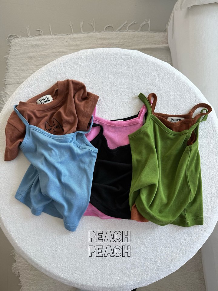 Peach Peach - Korean Children Fashion - #prettylittlegirls - Soft Sleeveless - 5