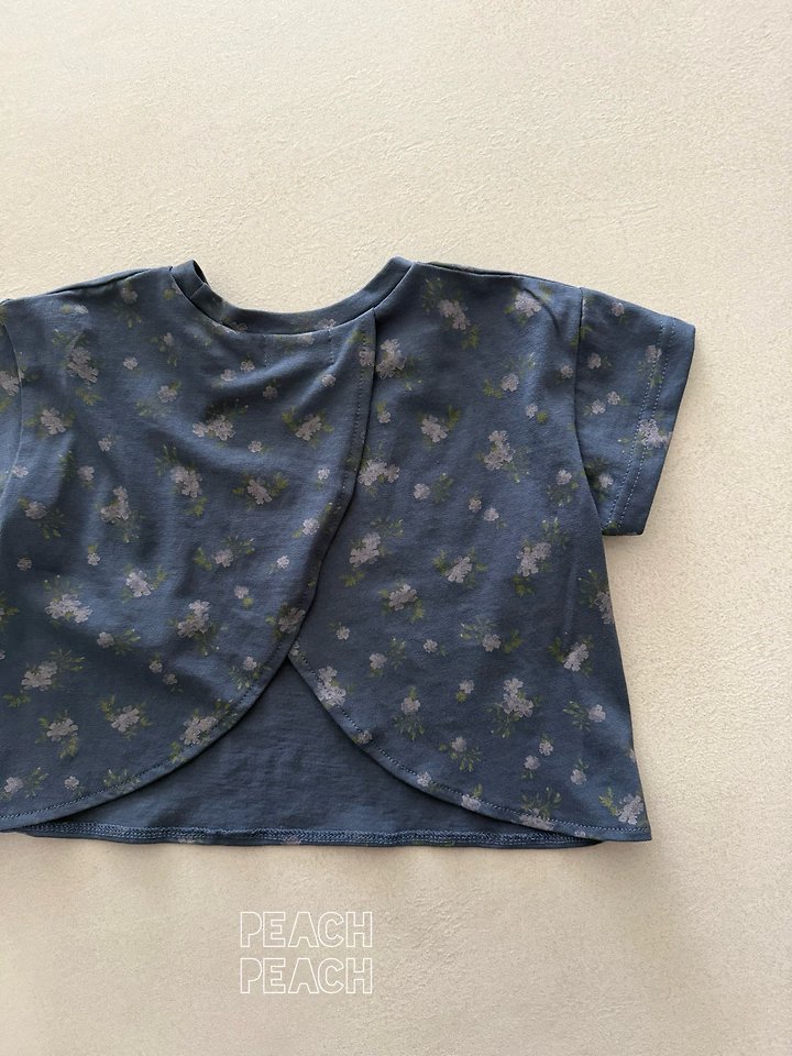 Peach Peach - Korean Children Fashion - #todddlerfashion - Jasmine Tee - 12