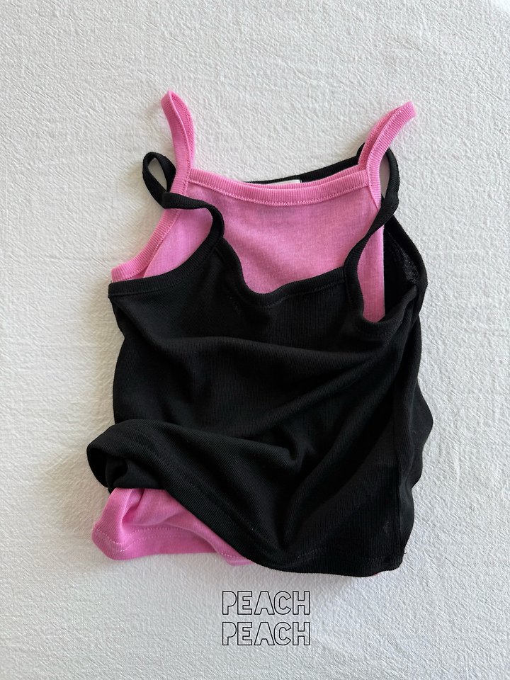 Peach Peach - Korean Children Fashion - #todddlerfashion - Soft Sleeveless - 6