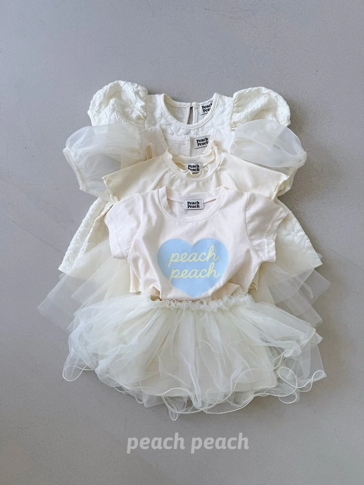 Peach Peach - Korean Children Fashion - #toddlerclothing - Amelie Blouse Mini One-piece - 12