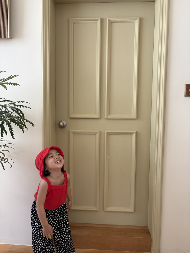 Pepper - Korean Children Fashion - #Kfashion4kids - Ketchup Terry Sleeveless - 6