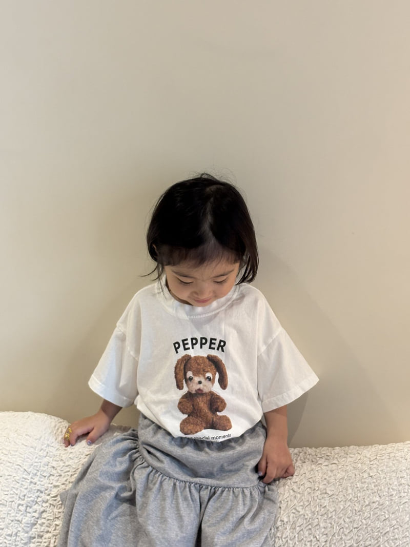 Pepper - Korean Children Fashion - #prettylittlegirls - Puppy Tee - 4