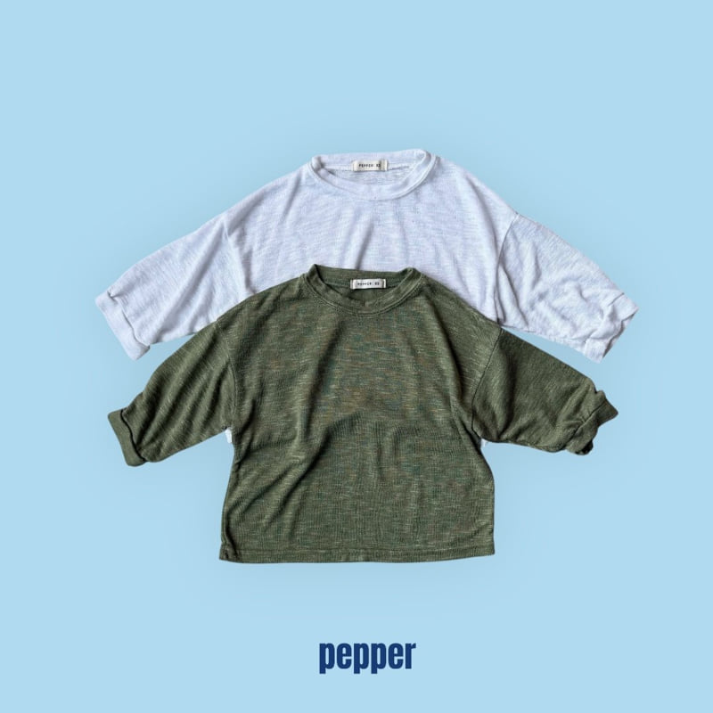 Pepper - Korean Children Fashion - #childofig - Slub Tee