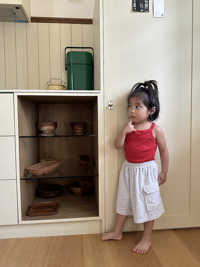 Pepper - Korean Children Fashion - #childrensboutique - Terry Cargo Pants - 9