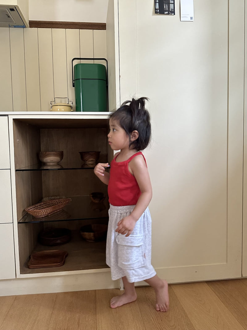 Pepper - Korean Children Fashion - #designkidswear - Terry Cargo Pants - 10