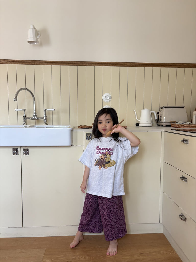Pepper - Korean Children Fashion - #designkidswear - Banana ChaCha Short Sleeve Tee - 3