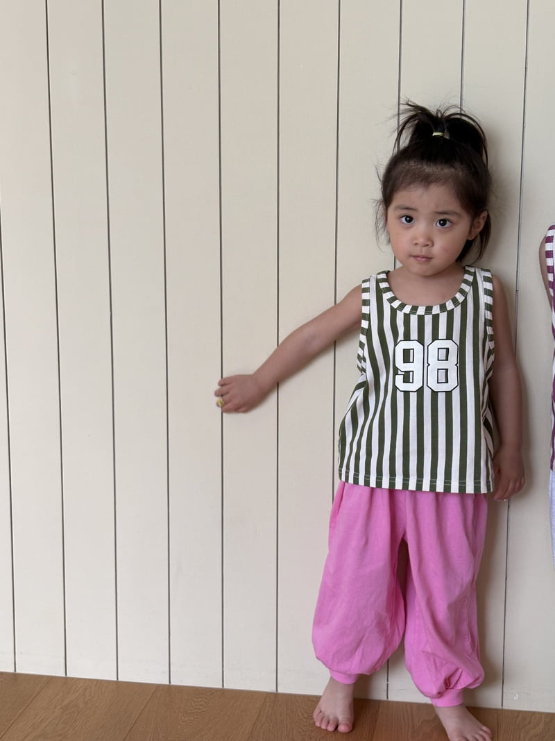 Pepper - Korean Children Fashion - #discoveringself - 98 Sleeveless Tee - 7