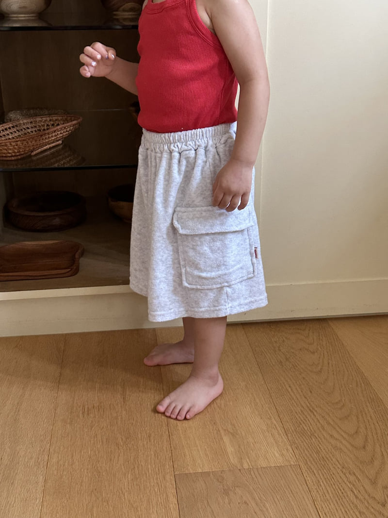 Pepper - Korean Children Fashion - #fashionkids - Terry Cargo Pants - 12
