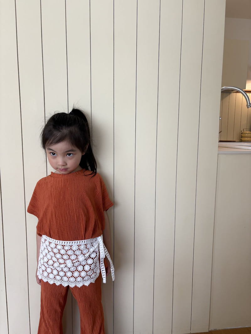 Pepper - Korean Children Fashion - #fashionkids - Pleats Tee - 6