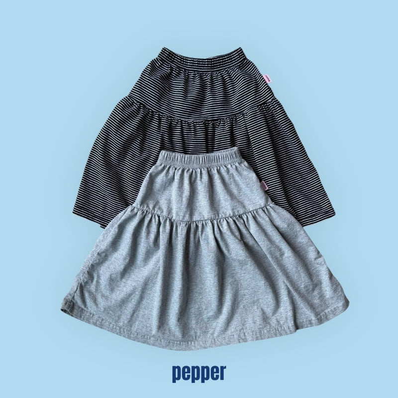 Pepper - Korean Children Fashion - #fashionkids - Long Long Skirt