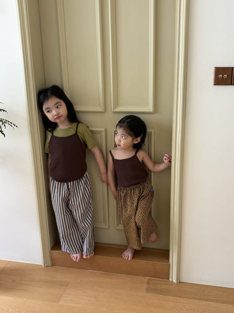 Pepper - Korean Children Fashion - #fashionkids - Ribbed Sleeveless Tee - 5
