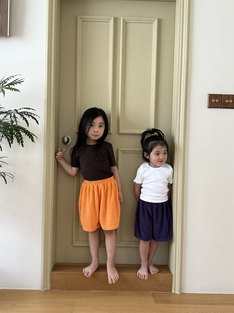 Pepper - Korean Children Fashion - #kidsshorts - Fanta Terry Shorts - 12