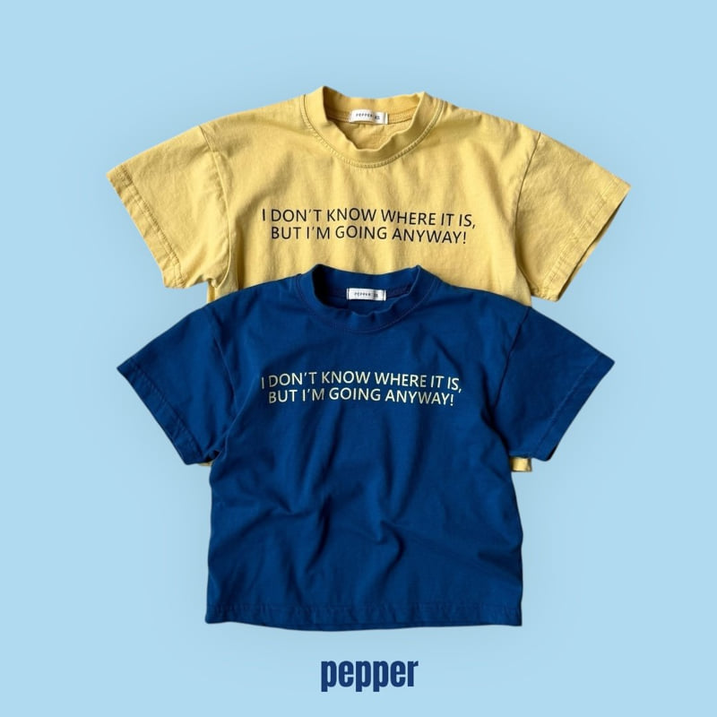 Pepper - Korean Children Fashion - #kidsshorts - Going Short Sleeve Tee
