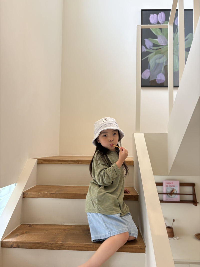 Pepper - Korean Children Fashion - #kidsshorts - Slub Tee - 7