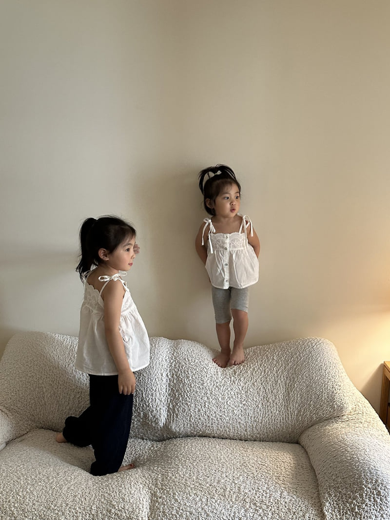 Pepper - Korean Children Fashion - #kidsshorts - Lace Blouse - 5