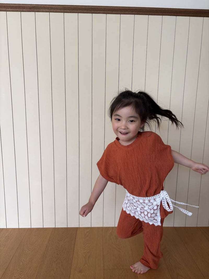 Pepper - Korean Children Fashion - #kidsstore - Pleats Tee - 8