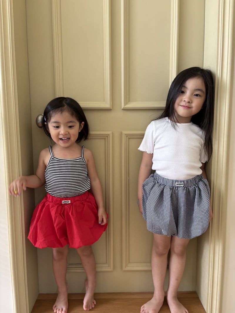 Pepper - Korean Children Fashion - #kidsstore - Odi Stripe Sleeveless - 5