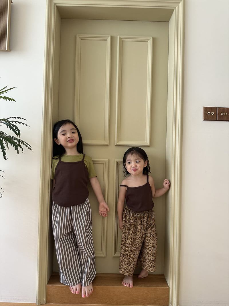 Pepper - Korean Children Fashion - #kidzfashiontrend - Ribbed Sleeveless Tee - 8
