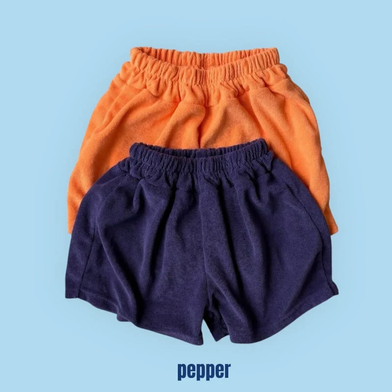 Pepper - Korean Children Fashion - #magicofchildhood - Fanta Terry Shorts