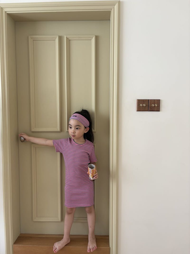 Pepper - Korean Children Fashion - #magicofchildhood - Pippi Stripe One-piece - 9
