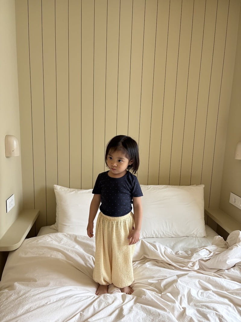 Pepper - Korean Children Fashion - #magicofchildhood - Dot Stretch Tee - 7