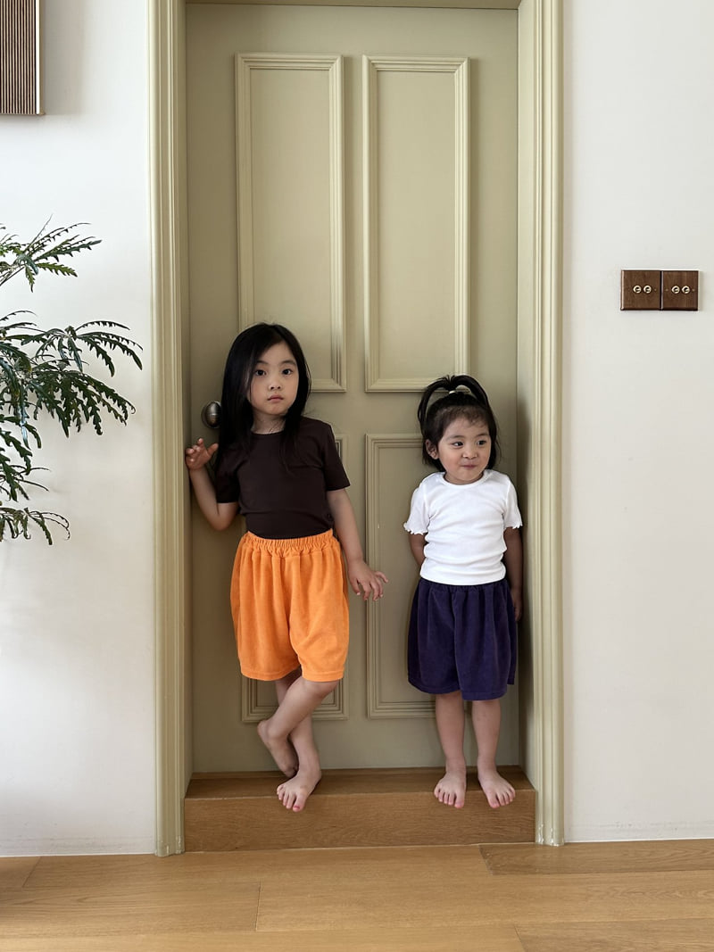 Pepper - Korean Children Fashion - #prettylittlegirls - Fanta Terry Shorts - 3