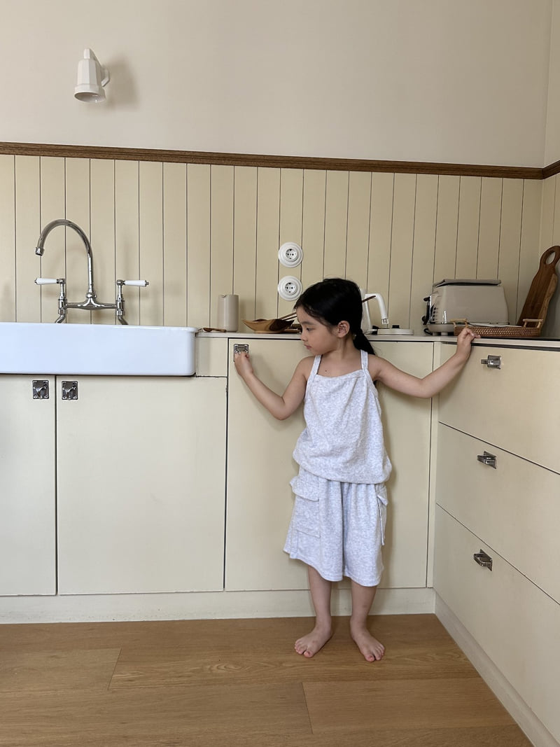 Pepper - Korean Children Fashion - #stylishchildhood - Terry Cargo Pants - 7