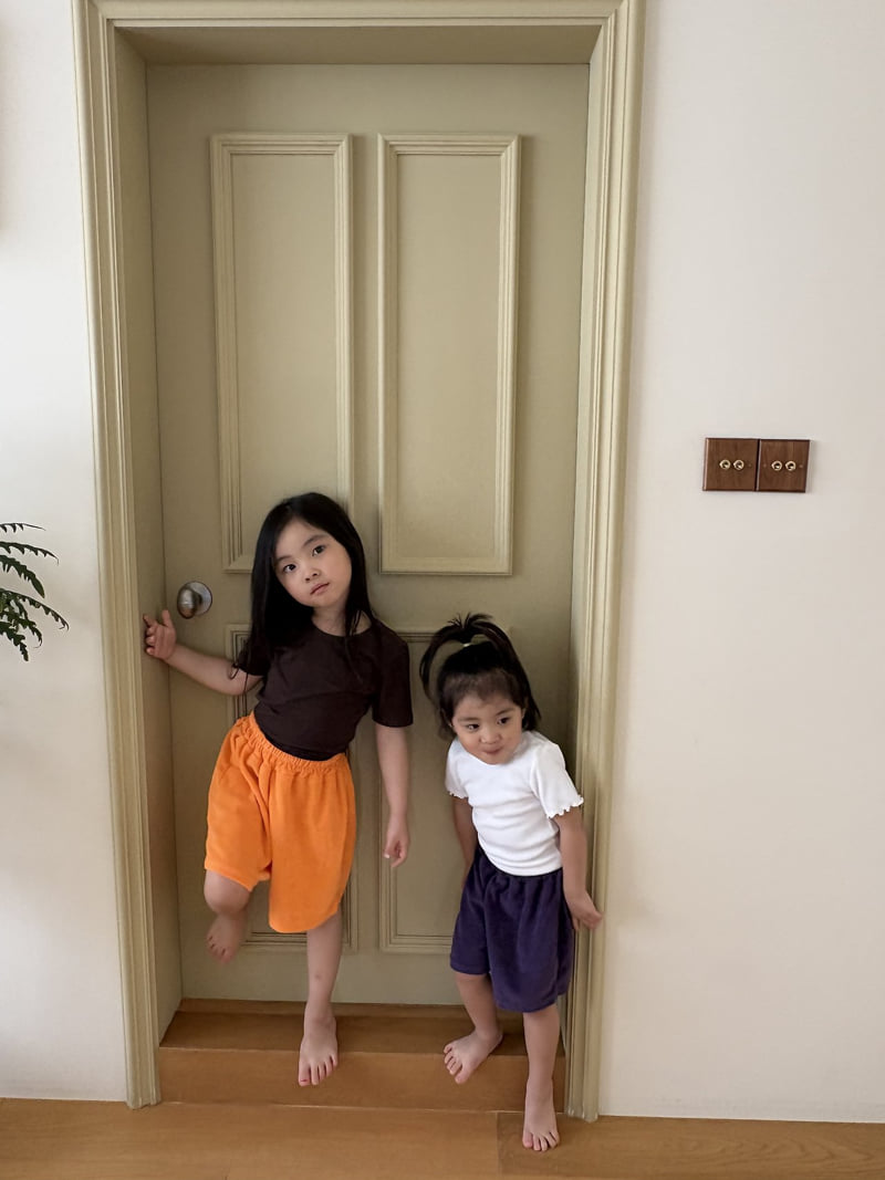 Pepper - Korean Children Fashion - #stylishchildhood - Fanta Terry Shorts - 6