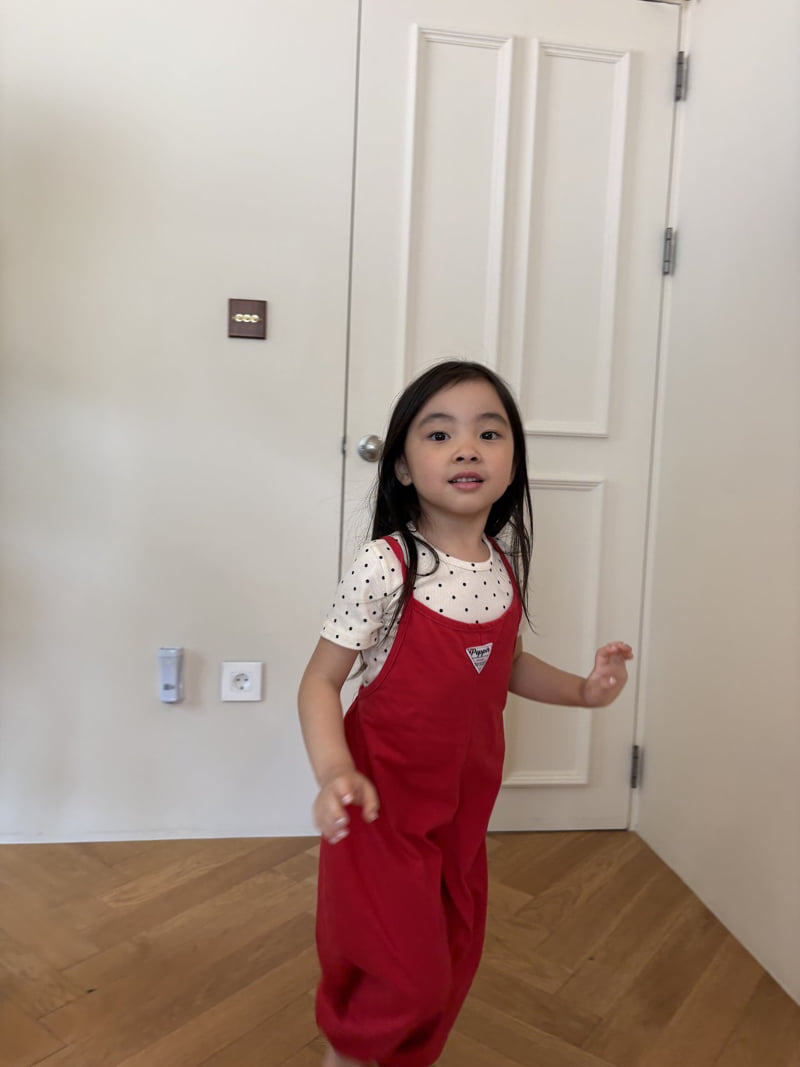 Pepper - Korean Children Fashion - #stylishchildhood - Dot Stretch Tee - 12