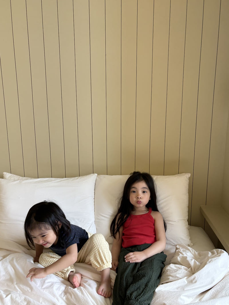 Pepper - Korean Children Fashion - #todddlerfashion - Seaweed Summer Jogger Pants - 8
