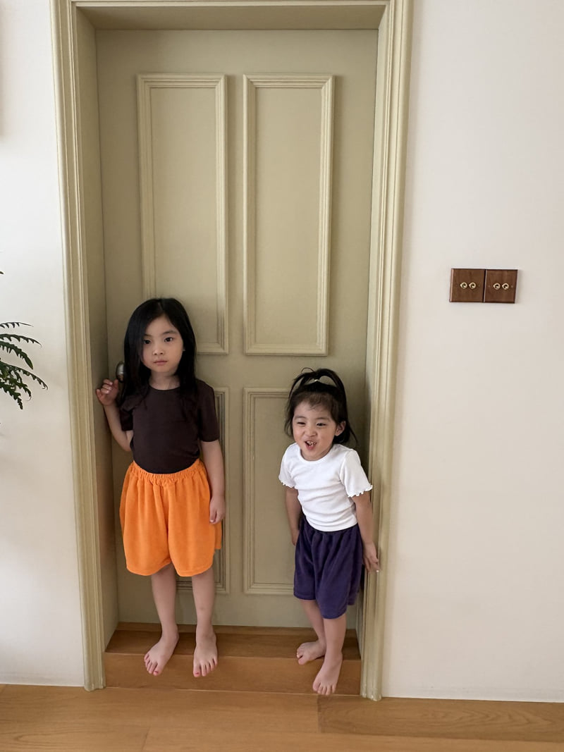 Pepper - Korean Children Fashion - #toddlerclothing - Fanta Terry Shorts - 5