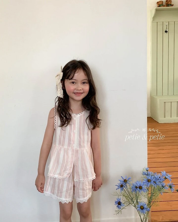 Petit & Petit - Korean Children Fashion - #Kfashion4kids - Pie Stripe Blouse