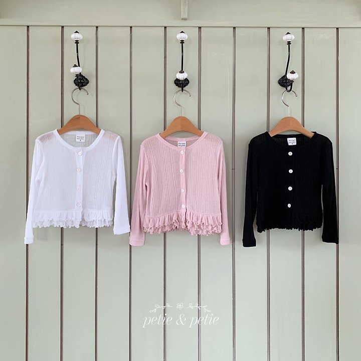 Petit & Petit - Korean Children Fashion - #Kfashion4kids - Cool Ribbed Frill Cardigan - 11