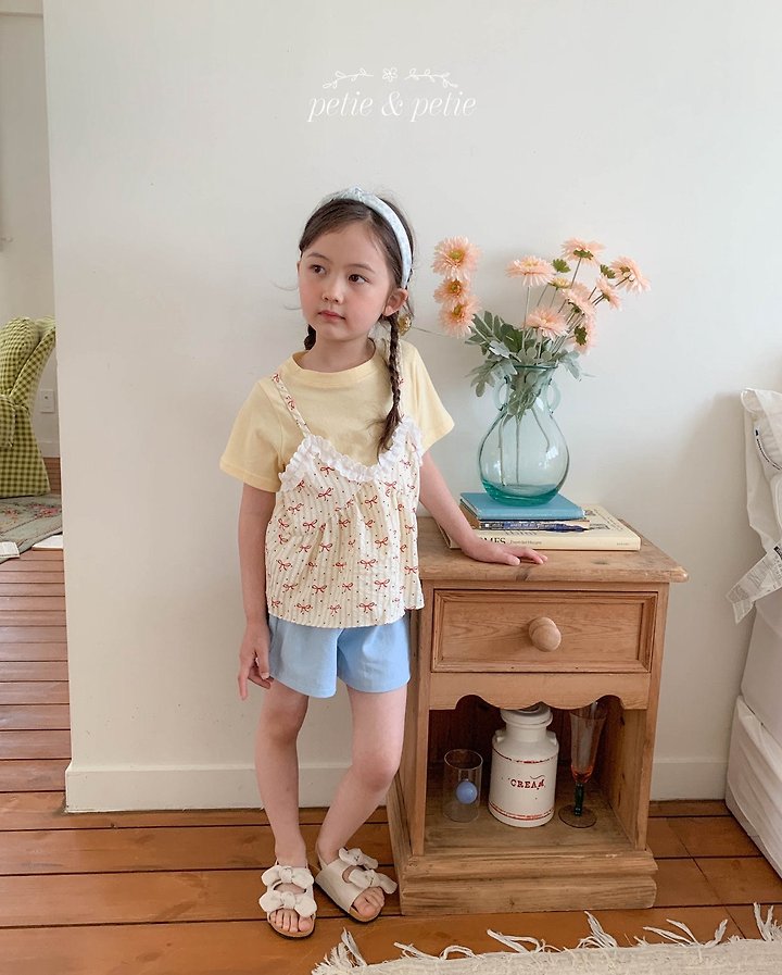 Petit & Petit - Korean Children Fashion - #Kfashion4kids - Ribbon Bustier - 8