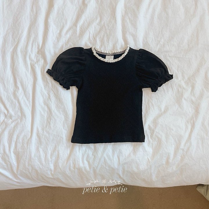 Petit & Petit - Korean Children Fashion - #kidzfashiontrend - Rosy Lace Tee - 4