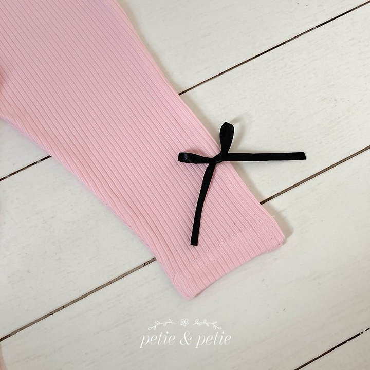 Petit & Petit - Korean Children Fashion - #Kfashion4kids - Ribbon Leggings - 7