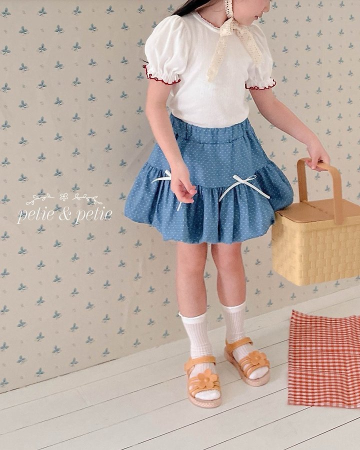 Petit & Petit - Korean Children Fashion - #kidzfashiontrend - Eyelet Tee - 4