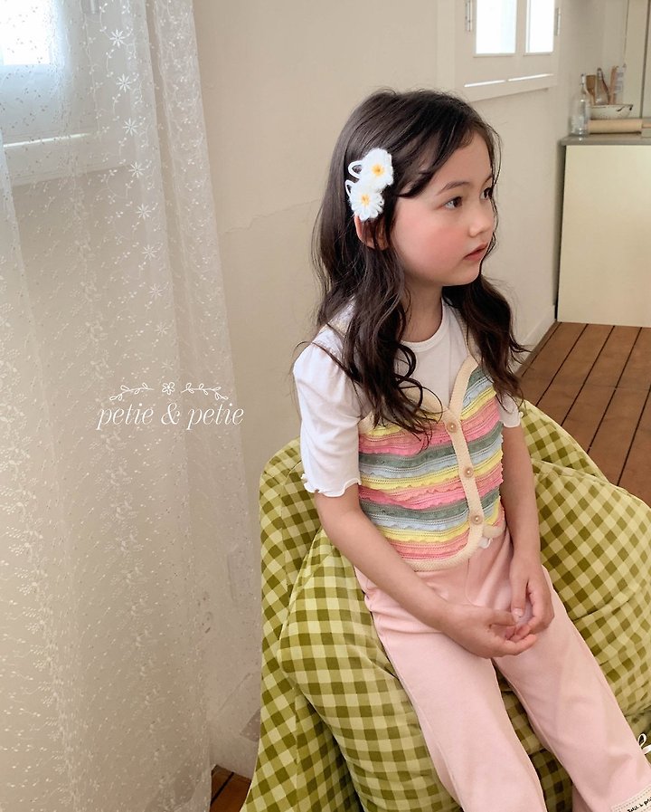 Petit & Petit - Korean Children Fashion - #stylishchildhood - Rainbow Vest - 4