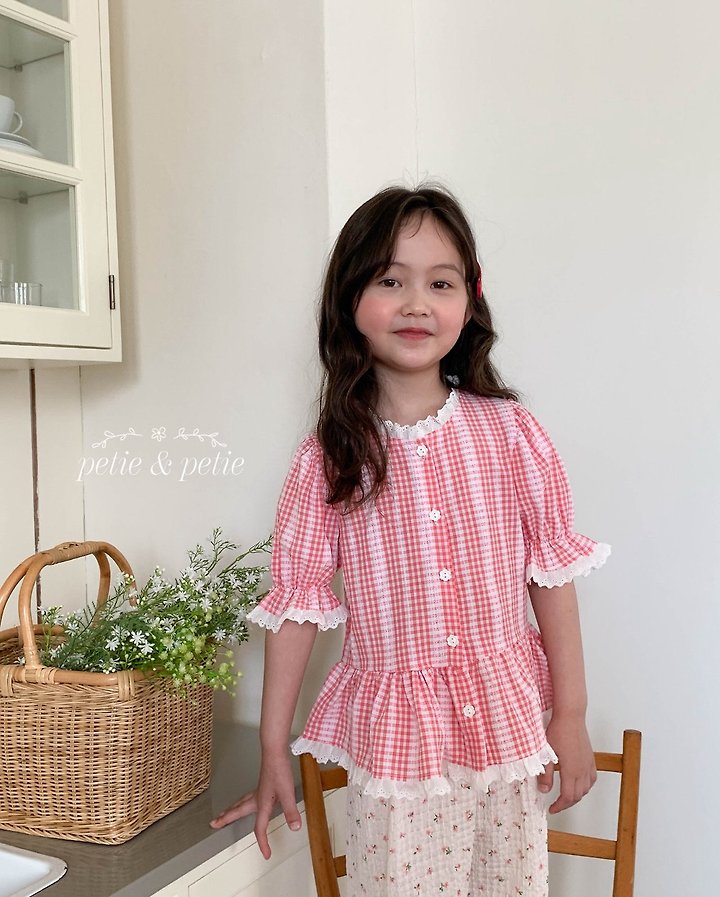 Petit & Petit - Korean Children Fashion - #childofig - Pring Blouse - 2