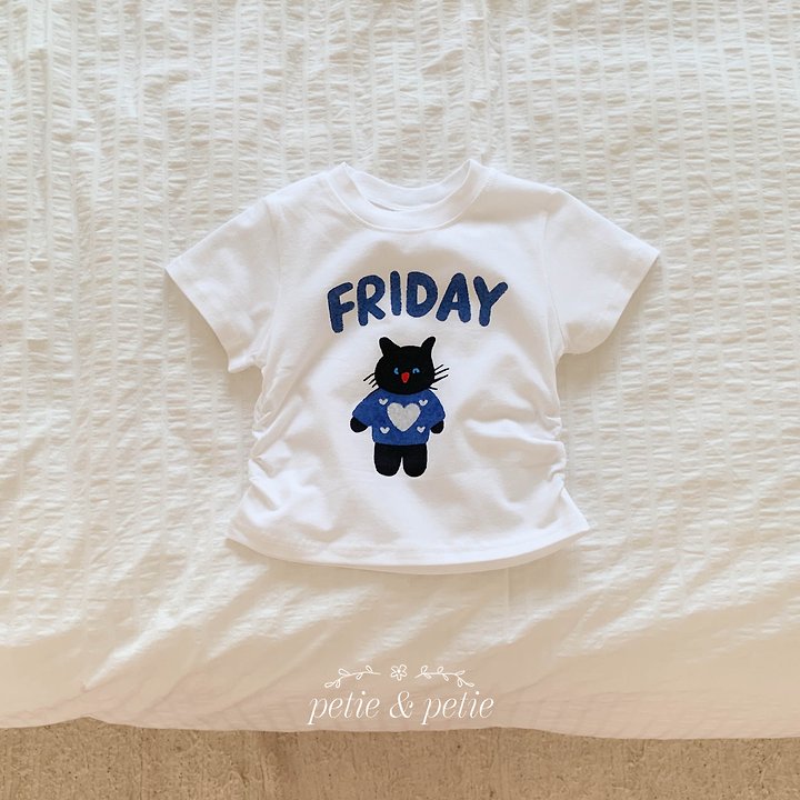 Petit & Petit - Korean Children Fashion - #childofig - Cats Shirring Tee - 11