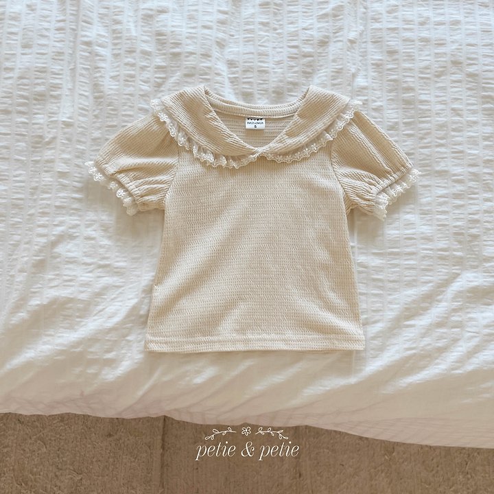Petit & Petit - Korean Children Fashion - #childofig - Marble Sailor Tee - 8